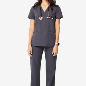 Figs Charcoal Scrubs Set